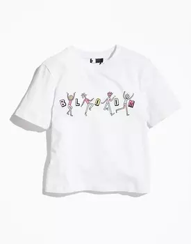 ASOS DESIGN – PRIDE – Облегающая футболка унисекс белого цвета с принтом на груди
