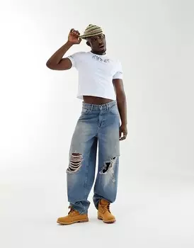 ASOS DESIGN PRIDE – Облегающая футболка унисекс белого цвета с принтом на груди