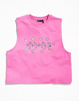 ASOS DESIGN – PRIDE – Розовый топ унисекс с принтом спереди