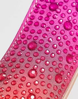 ASOS DESIGN Роскошные заостренные балетки яркого цвета с декором