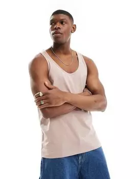 ASOS DESIGN — Розовая майка