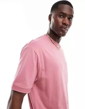ASOS DESIGN – розовая свободная футболка
