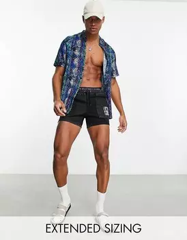 ASOS DESIGN – Рубашка свободного кроя с винтажным ацтекским узором