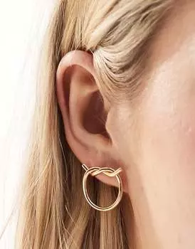ASOS DESIGN – Серьги-гвоздики в форме узлов