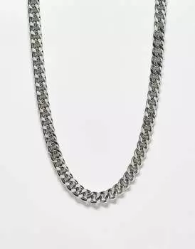 ASOS DESIGN – Серебряная цепочка на шею