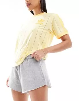 ASOS DESIGN – серые меланжевые спортивные шорты с завышенной талией