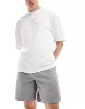 ASOS DESIGN – серые шорты чинос