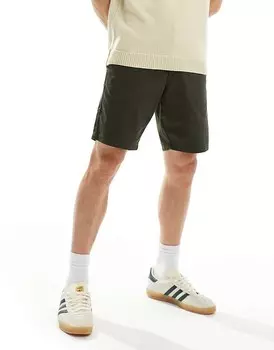 ASOS DESIGN – Шорты чинос эластичного кроя цвета хаки