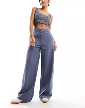 ASOS DESIGN – синие широкие брюки для папы
