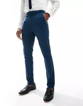 ASOS DESIGN – синие узкие брюки