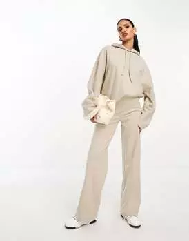 ASOS DESIGN Супермягкие однотонные джоггеры свободного кроя теплого кремового цвета