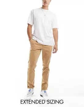 ASOS DESIGN Светло-коричневые брюки чинос Returned