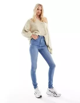 ASOS DESIGN Tall – идеальные джинсы скинни синего цвета