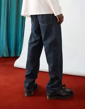 ASOS DESIGN – темно-синие джинсы прямого кроя