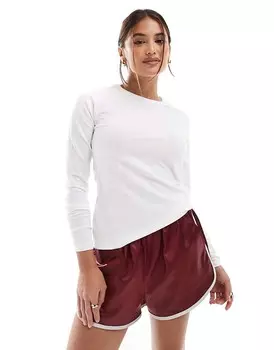 ASOS DESIGN – Ultimate – рубашка из хлопка с длинными рукавами приталенного кроя белого цветаs