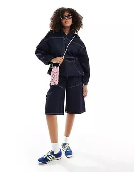 ASOS DESIGN - Водонепроницаемые шорты темно-синего цвета, входят в комплект