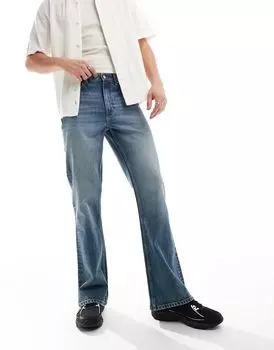 ASOS DESIGN – винтажные синие джинсовые клеш