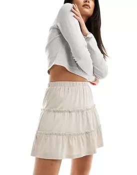 ASOS DESIGN – Ярусная мини-юбка Rara с камнями