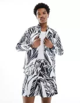 ASOS Made In Kenya — рубашка с длинными рукавами и принтом пальм