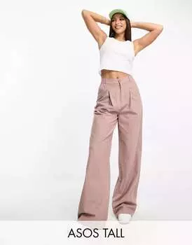 ASOS Tall свободные брюки из норки и меланжа