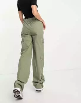 ASOS Высокие брюки-карго оверсайз с несколькими карманами цвета хаки