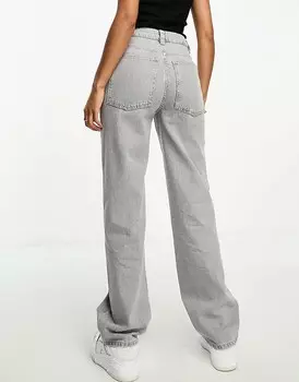 ASOS Weekend Collective – Серые потертые джинсы