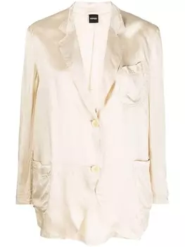 ASPESI блейзер строгого кроя, нейтральный цвет