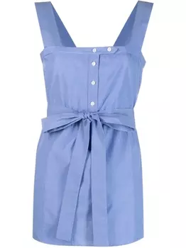 ASPESI блузка с поясом, синий