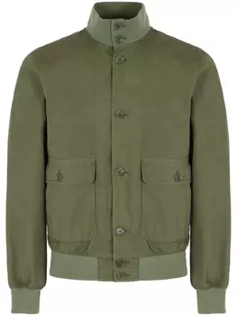 ASPESI бомбер на молнии, зеленый