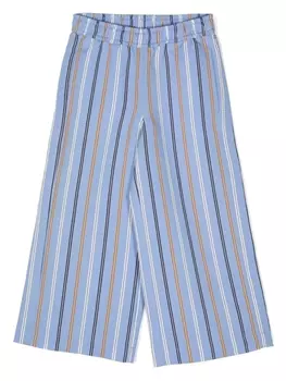 Aspesi брюки в полоску, синий