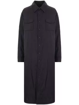 ASPESI длинное пальто большого размера, черный