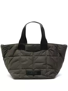 ASPESI дутая сумка-тоут, зеленый