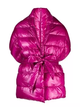 ASPESI дутый шарф с завязками, розовый