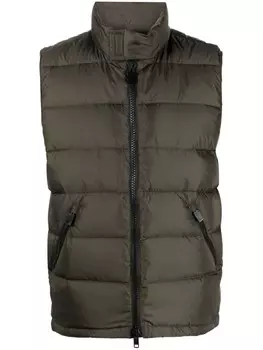 ASPESI дутый жилет, зеленый