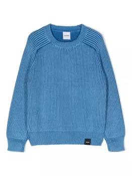 Aspesi джемпер в рубчик, синий