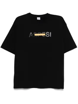 ASPESI футболка с круглым вырезом, черный