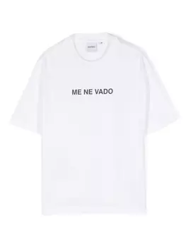 Aspesi футболка с надписью, белый