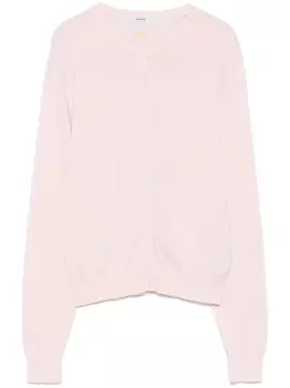 ASPESI кардиган с круглым вырезом, розовый