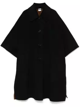 ASPESI кейп с контрастным кантом, синий