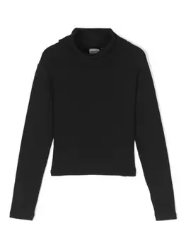 Aspesi Kids джемпер с высоким воротником, черный