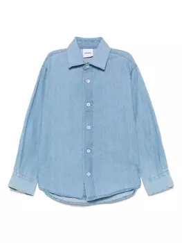 Aspesi Kids джинсовая рубашка, синий