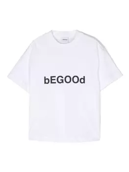 Aspesi Kids футболка с рельефным текстом, белый