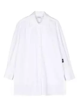 Aspesi Kids хлопковая рубашка, белый