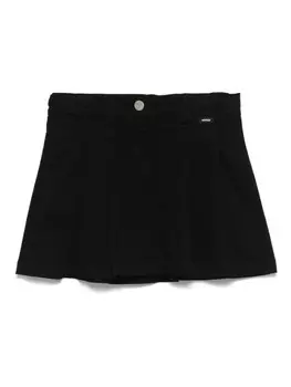 Aspesi Kids плиссированная юбка, черный