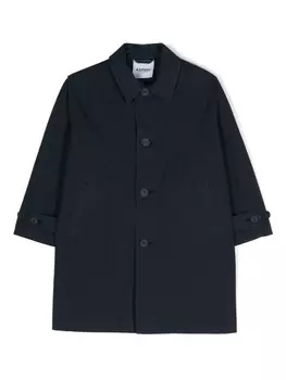 Aspesi Kids поплиновый тренчкот, синий