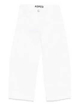 Aspesi Kids прямые джинсы, белый