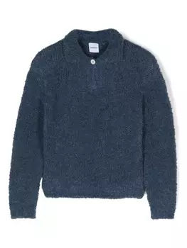 Aspesi Kids рубашка поло с логотипом, синий