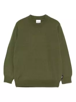 Aspesi Kids шерстяной свитер, зеленый