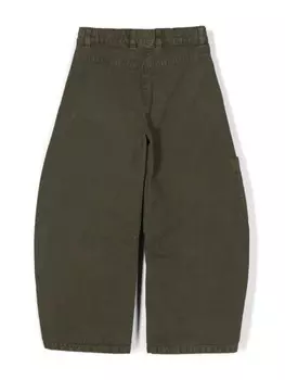 Aspesi Kids зауженные брюки, зеленый