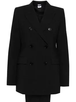 ASPESI костюм с двубортным пиджаком, серый